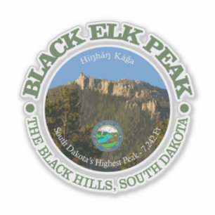 Adesivo Pico de Elk Preto