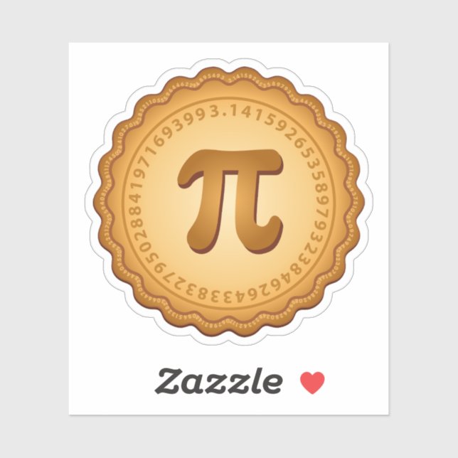 Adesivo Pie com Pi Crust Vinil (Folha)