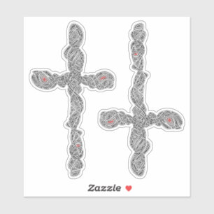Adesivo Pierced Cross