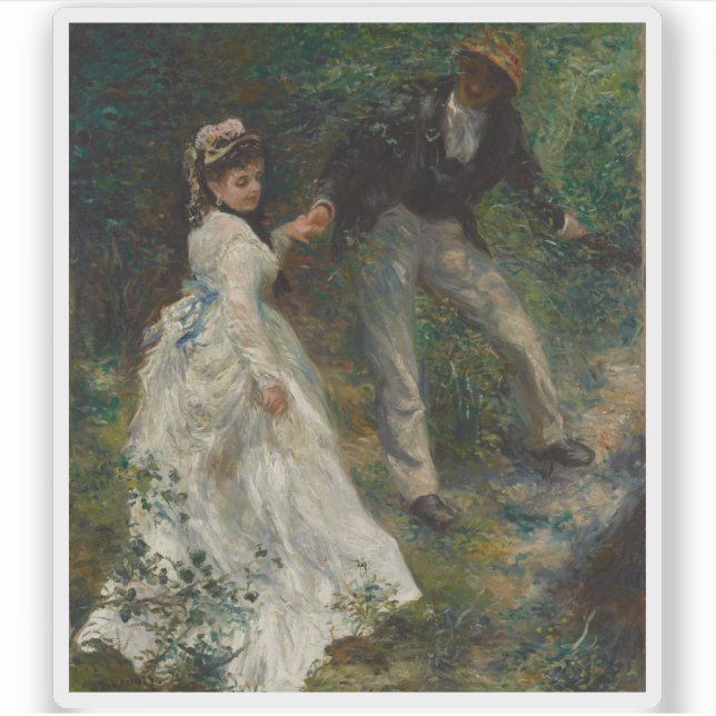 Adesivo Pierre-Auguste Renoir - O Promenade (Frente)