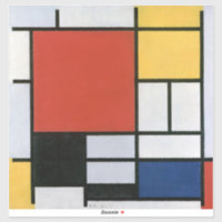 Piet Mondrian Vermelho Azul Amarelo Arte Abstrata