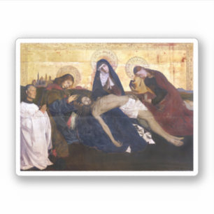 Adesivo Pietà de Villeneuve-lès-Avignon Square Sticker