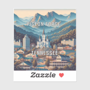 Adesivo Pigeon Forge Tennessee 3 Inch Vinyl Sticker