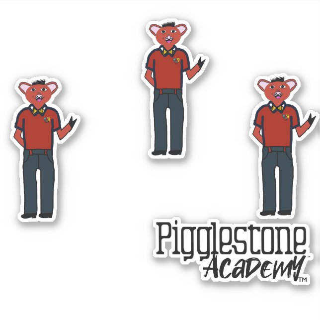 Adesivo Pigglestone Academy Class Pig 5 Stick (Frente)