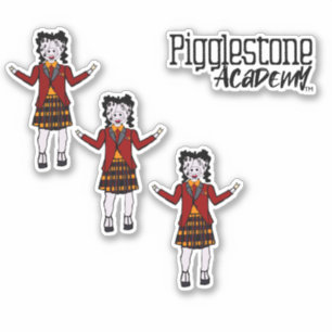 Adesivo Pigglestone Academy Class Pig 6 Stick