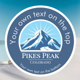 Adesivo Pikes Peak Mountain Colorado souvenir
