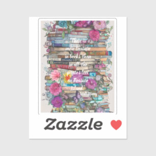 Adesivo Pilha de Livros