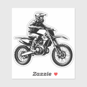 Adesivo Piloto de Moto de Terra