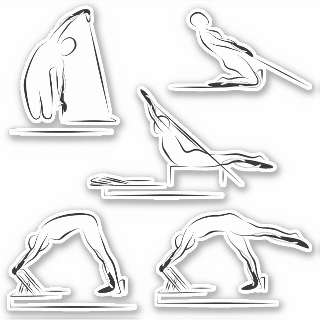 Adesivo Pilotos com autocolantes de papelaria (Frente)