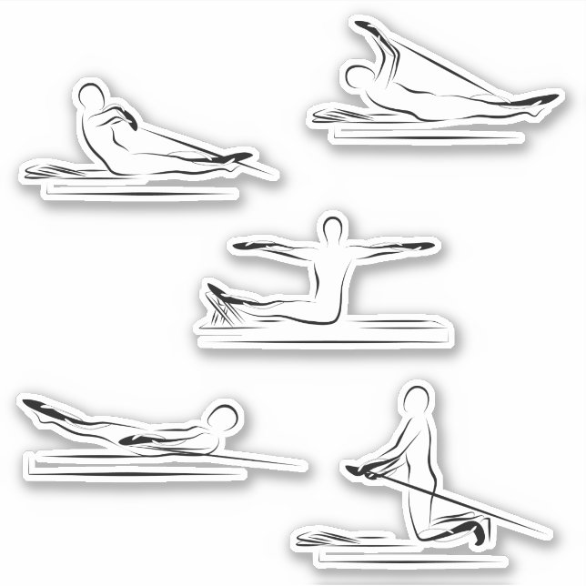 Adesivo Pilotos com autocolantes de papelaria (Frente)