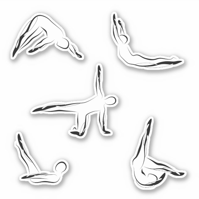 Adesivo Pilotos com autocolantes de papelaria (Frente)