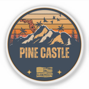 Adesivo Pine Castle, Flórida 