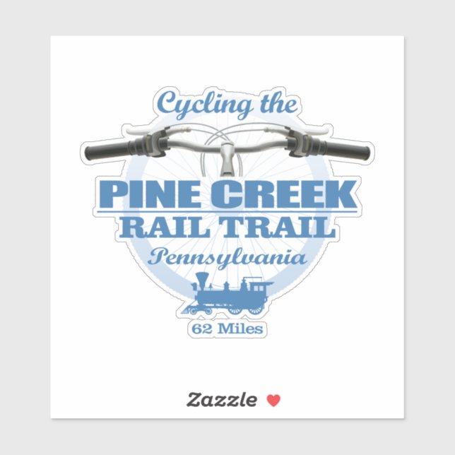 Adesivo Pine Creek Rail Trail (H2) (Folha)
