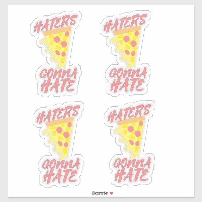 Adesivo Pineapple em Pizza Epic Snarky Slogan Stickers (Folha)