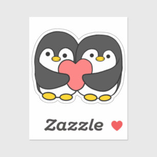 Adesivo Pinguim fofo 