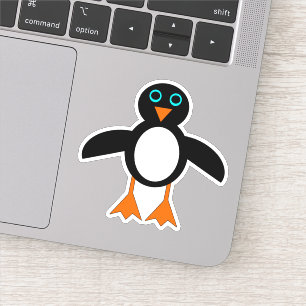 Adesivo Pinguim Gelado