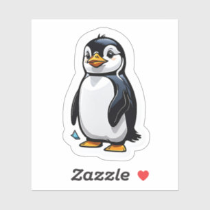 Adesivo Pinguim Permanente Cujo