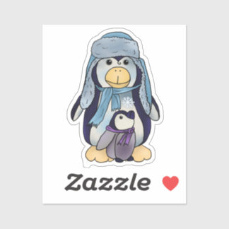 Adesivo Pinguin mit Kind
