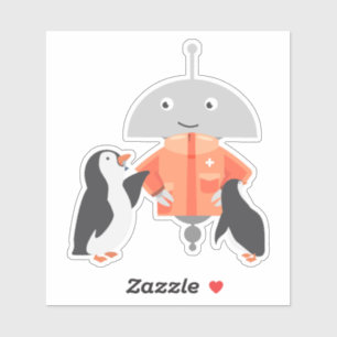 Adesivo Pinguins Mia