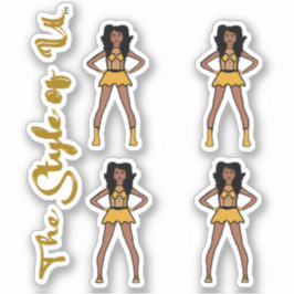 Adesivo Pinheiro de Ouro Majorette / Dancer Stickers