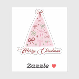 Adesivo Pink Christmas Tree Sticker
