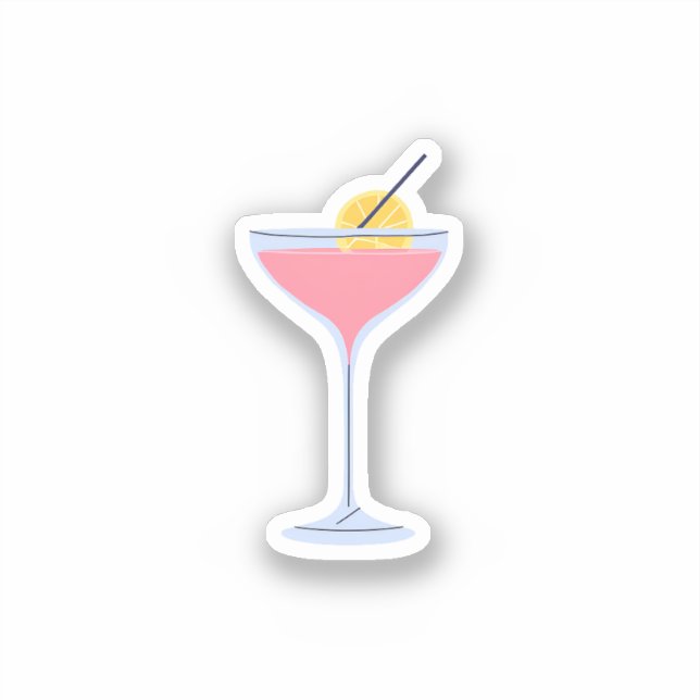 Adesivo Pink Lemon Martini (Frente)