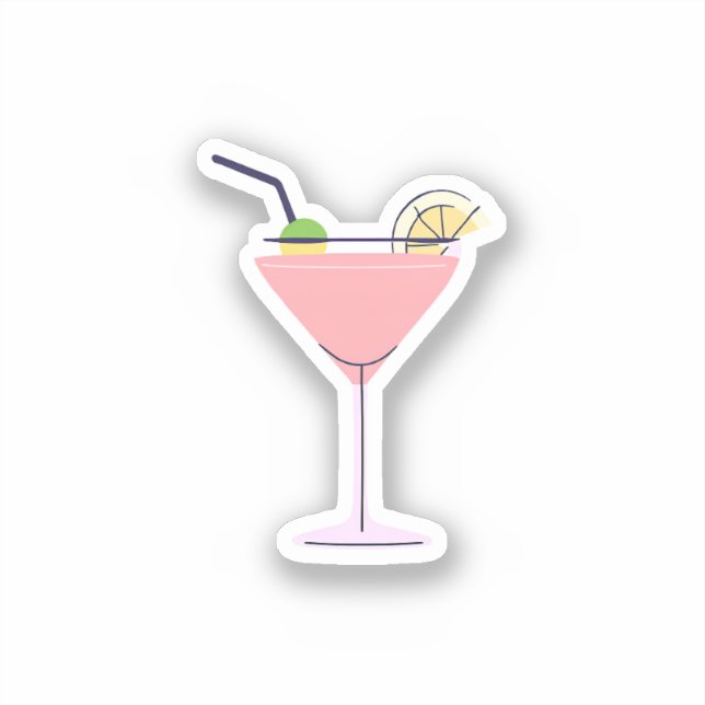 Adesivo Pink Martini (Frente)