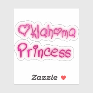 Adesivo Pink Oklahoma Princess