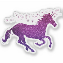 Adesivo Pink & Purple Unicorn Sticker