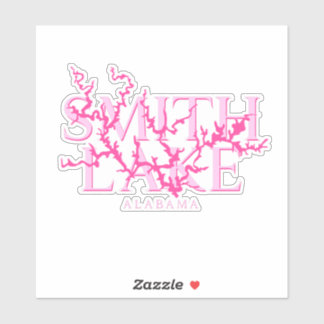 Adesivo Pink Smith Lake Alabama Vinyl Sticker