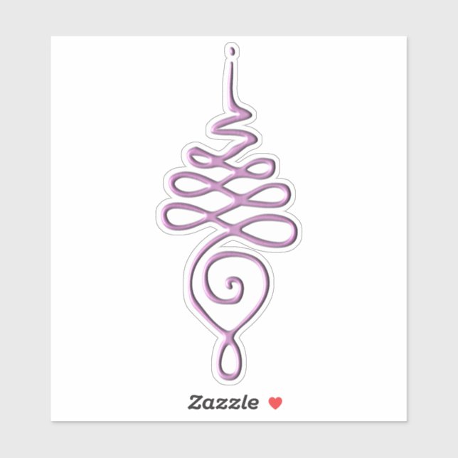 Adesivo Pink Unalome  (Folha)