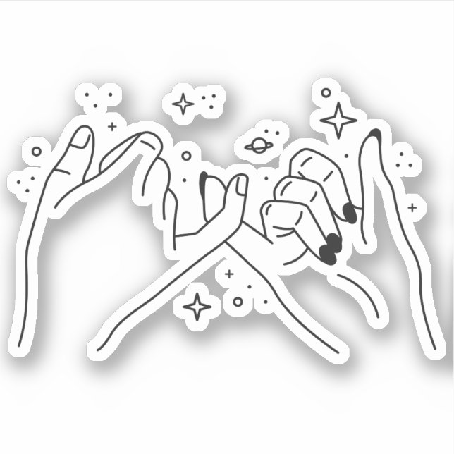 Adesivo Pinky Promise Sticker (Frente)