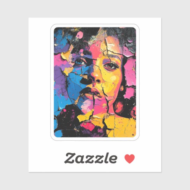 Adesivo Pinta Mural Cracking Paint Cadeado Profundo (Folha)