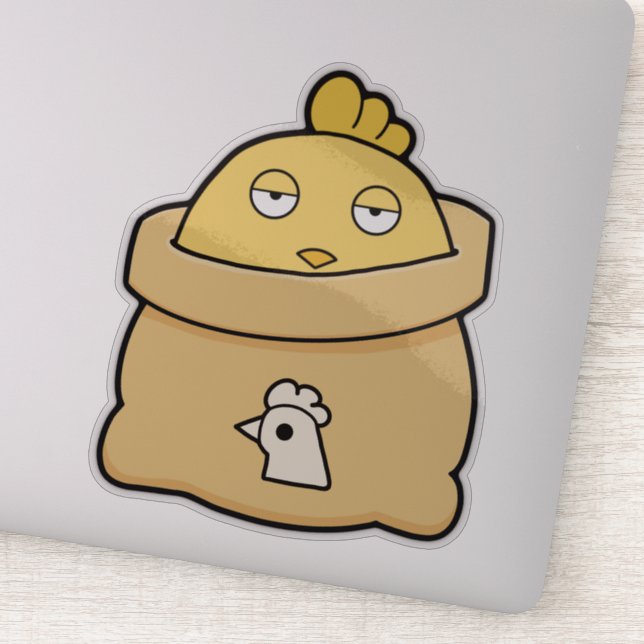 Adesivo Pintinho, Cheio (Detalhe)