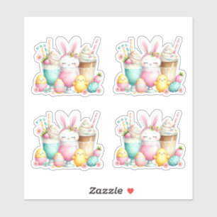 Adesivo Pintinhos e Ovos com páscoas