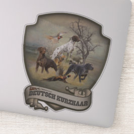 Adesivo Pintor de Ponteiro de Baixo Curso Alemão