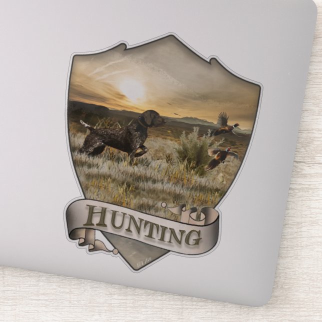 Adesivo Pintor de Ponteiro de Baixo Curso Alemão (Detalhe)