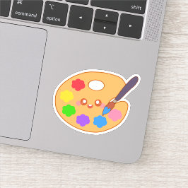 Adesivo Pintura Artista Colorida