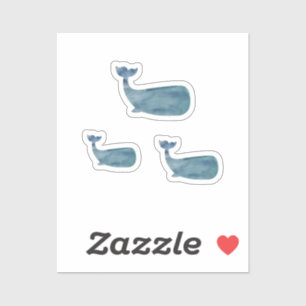 Adesivo Pintura de baleia náutica