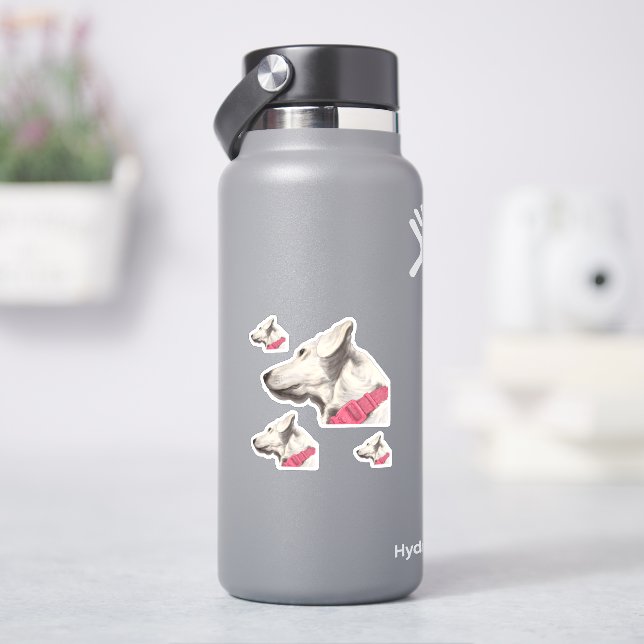 Adesivo Pintura de cães (HidroFlask)