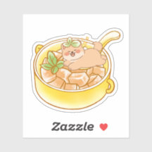 Piou o cão Shiba em Tigela de Sopa Kawaii