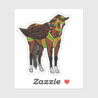 Adesivo Pippael Halt at X Bay Carousel Pegasus Vinyl