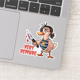 Adesivo Pirata de Dama do Pato Muito Demorado