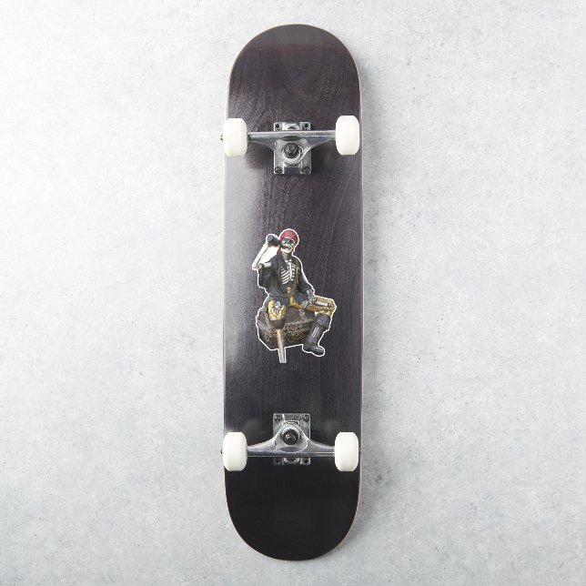 Adesivo Pirata de Rum de Espírito de Halloween (Skate)
