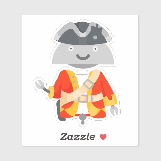 Adesivo pirata Mia (Folha)