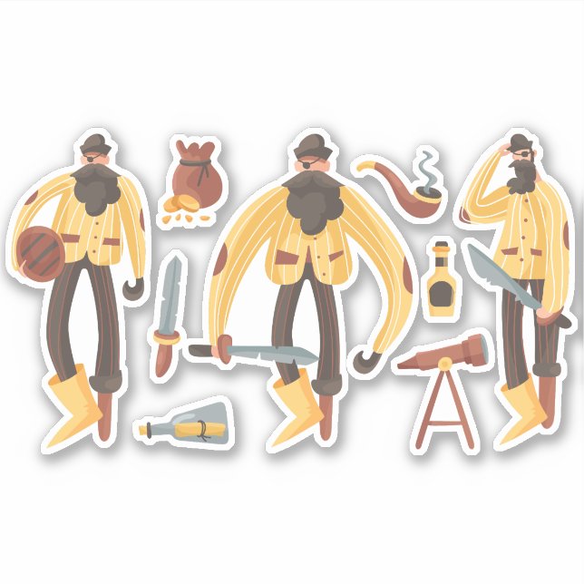 ADESIVO PIRATAS VETOR PACK (Frente)