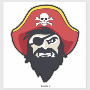 Adesivo Pirate Mascot Vinyl Sticker