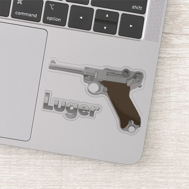Adesivo Pistola de Luger Alemã (Detalhe)