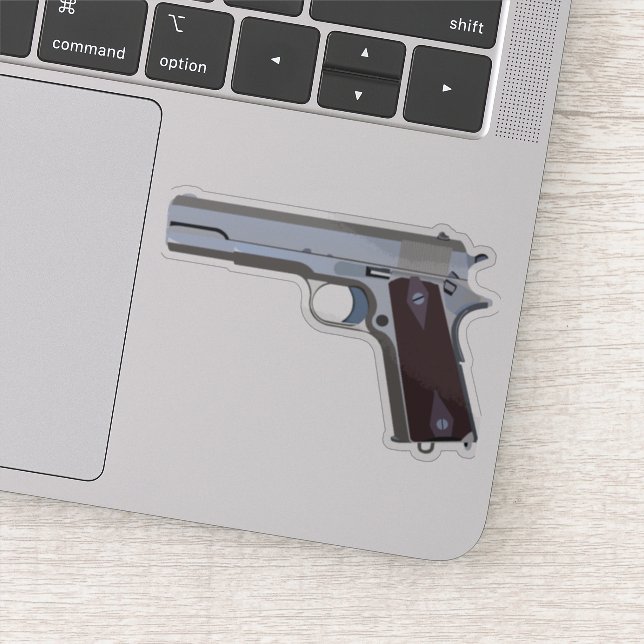 Adesivo Pistola Semi-automática Americana (Detalhe)