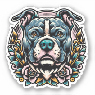 Adesivo Pit Bull Vinil Watersafe Dog Stick